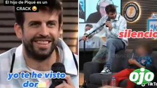 Gerard Piqué es desenmascarado por su propio hijo con Shakira EN VIVO: “Silencio” 