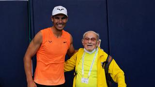 Rafael Nadal, campeón de 20 Grand Slam, juega partido con tenista de 97 años | VIDEO