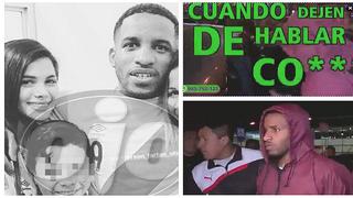 Jefferson Farfán se molesta con la prensa tras viaje que compartió con su ahijada