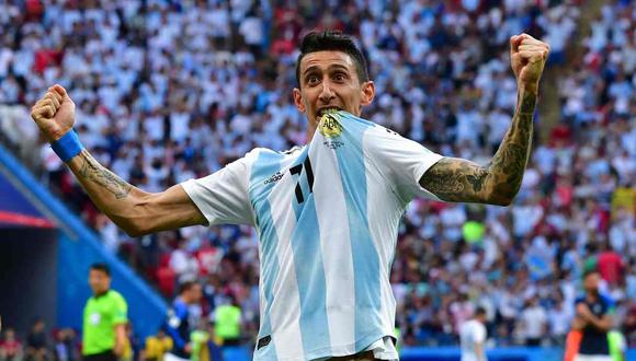 Di María marcó el gol del título de Argentina en la Copa América. (Foto: AFP)