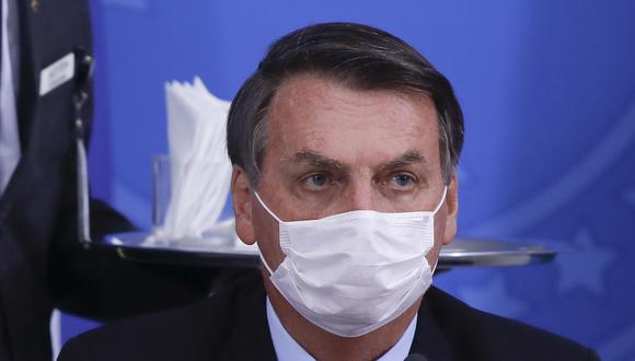 Jair Bolsonaro se sometió a test por sospecha de coronavirus. (Foto: Sergio LIMA / AFP).
