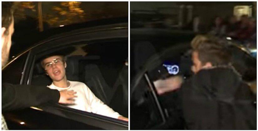 Justin Bieber propina tremendo puñetazo a un fanático por esta razón (VIDEO)