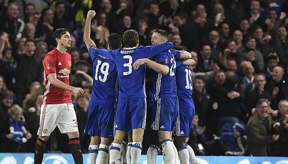 Copa FA: Chelsea gana 1-0 al Manchester United y se mete en semis