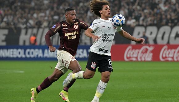 Universitario vs Corinthians en vivo por la Copa Sudamericana 2023 (Foto de NELSON ALMEIDA / AFP)
