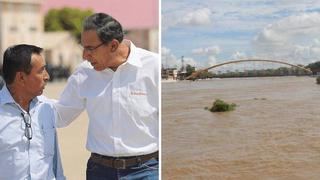 Presidente Martín Vizcarra supervisa zonas afectadas por lluvias y huaicos en Piura