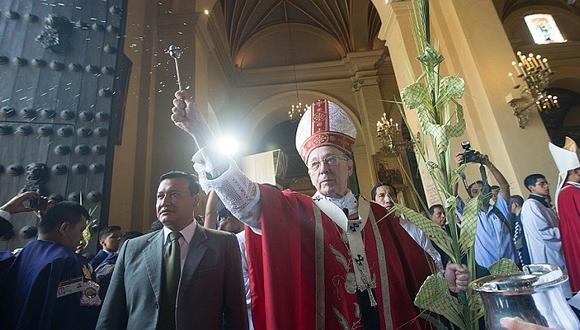 ​Cardenal Juan Luis Cipriani dice esto en homilía por Domingo de Ramos