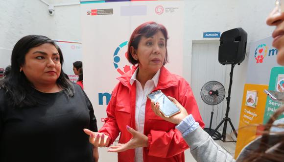 Ministra de la Mujer, Nancy Tolentino. | Foto: Leonardo Cuito