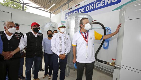La planta de oxígeno medicinal, adquirida e importada desde Francia, inició sus operaciones en el Hospital II – E de Lamas. (Foto: Proyecto Legado)
