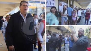 ​Alan García votó por el referéndum y fue duramente pifiado por electores (VIDEO)