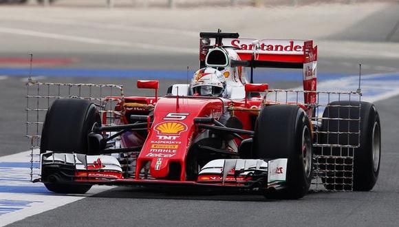 Fórmula Uno: Ferrari de Vettel domina en primera jornada de pruebas