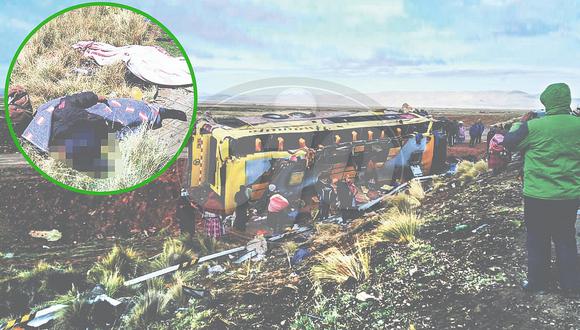 Chofer invadió carril contrario y provocó accidente que dejó 20 muertos en Puno