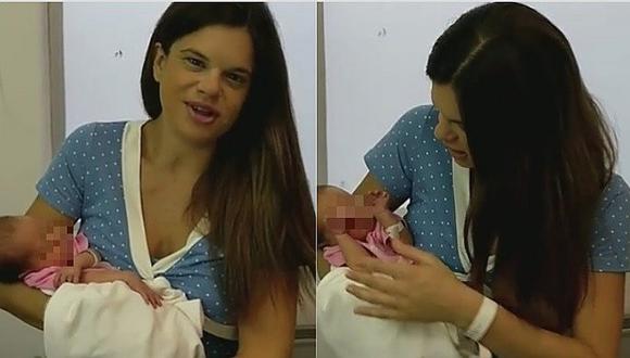 Natalia Otero presenta a su bebé: "esperamos 11 horas para tenerla" (VÍDEO) 