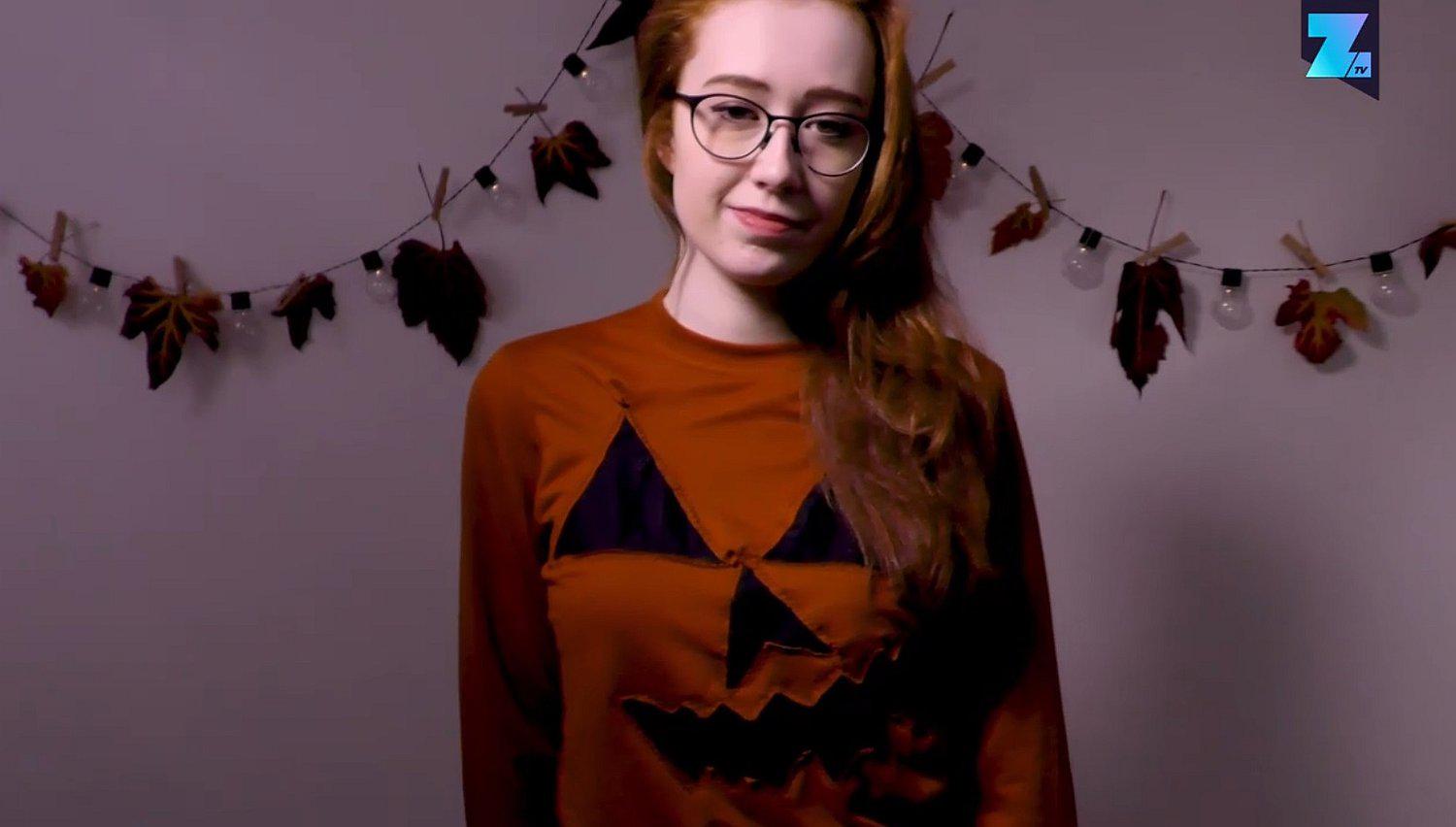 ​Halloween: aprende a hacer tu propia polera de calabaza tenebrosa (VIDEO)