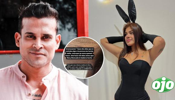 Modelo chiclayana que reveló romance con Christian Domínguez dice que fue amenazada.