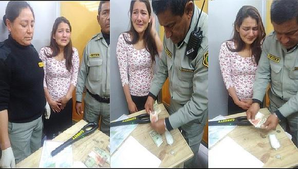 Cajamarca: Mujer ocultó celular y dinero en partes íntimas para ingresarlos a penal