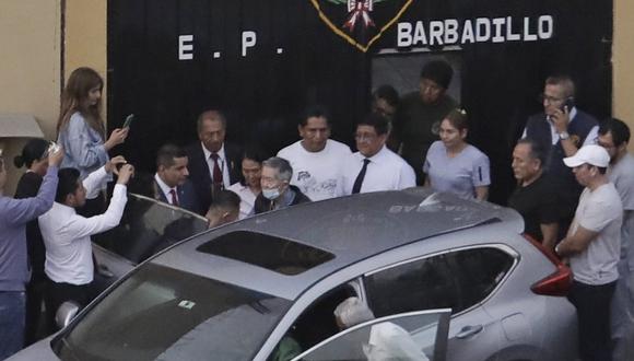 Alberto Fujimori salió del penal Barbadillo con beneplácito del Gobierno de Dina Boluarte. (Foto: Anthony Niño de Guzmán/ @photo.gec)