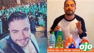 Moisés Vega, excantante de los Hermanos Yaipén, ahora vende artículos de limpieza | VIDEO 