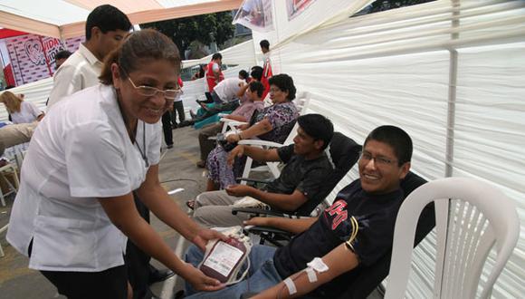 Hospitales del Perú tienen un déficit de 87 mil unidades de sangre