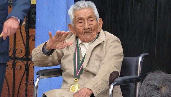 Segundo Amado: Combatió en guerra de 1941 y a sus 101 años recibe reconocimientos