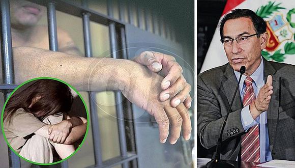 Presidente Martín Vizcarra pide que violadores de niños mueran en prisión