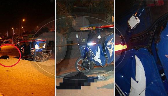 ​Dos jóvenes fueron asesinados a balazos en mototaxi (FOTOS)