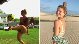 Thaísa Leal sorprende con su habilidad para jugar fútbol tenis│VIDEO