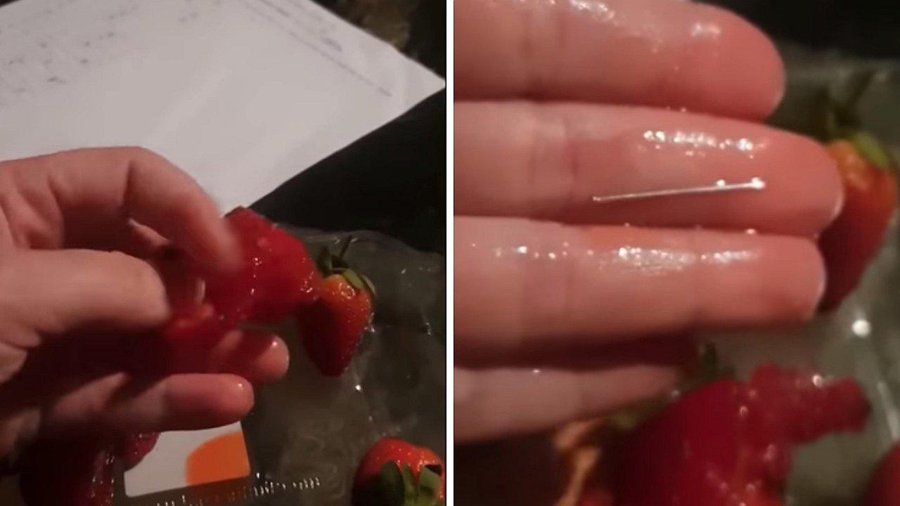 Generan alerta por fresas con agujas insertadas (VIDEO)