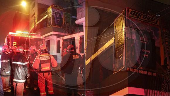 Reportan incendio en un almacén de maletas en Mesa Redonda (FOTOS Y VIDEOS)