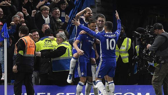 Premier League: Chelsea vence 3-0 a Middlesbrough y ¡título casi es suyo!