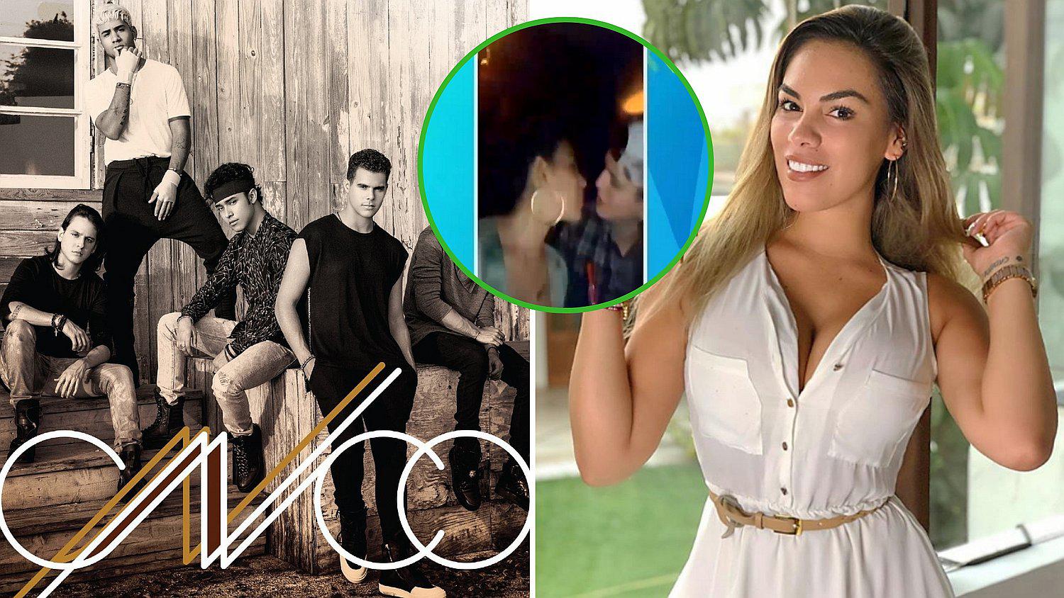 Revelan video de Aída Martínez besando a famoso cantante de CNCO│VIDEO