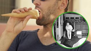 Ladrón es capturado luego de comer helado en casa que acaba haber robado (VIDEO)