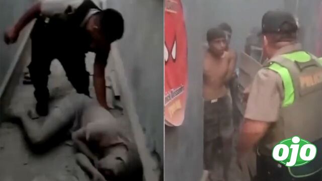 Sujeto que asaltó a turistas cayó de un techo cuando intentaba escapar de la Policía en el Callao (VIDEO)