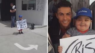 Cristiano Ronaldo paró bus de su selección para abrazar a niño con enfermedad incurable│VIDEO