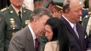 Juan Manuel Santos: Hermana de una víctima de las FARC le negó el saludo [VIDEO]