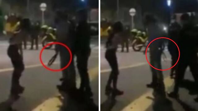 Padre agarra a ‘correazos’ a su hija que estaba en un manifestación | VIDEO