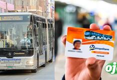 ¿Cómo y dónde conseguir la tarjeta escolar del Metropolitano antes del inicio de clases 2024?