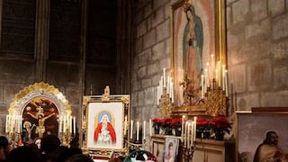 Virgen de Guadalupe se salvó del incendio en la catedral de Notre Dame