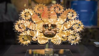 Valiosa máscara mochica de dos millones de dólares asombra a visitantes en museo de China