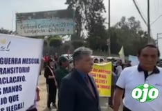 Familias de Asentamiento Humano Yanacoto protestan contra desalojo programado