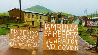 Pobladores de Apurimac colocan carteles: “Prohibido ingresar, estado de emergencia por Covid-19”