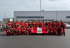 Bomberos peruanos ya llegaron a Venezuela y se suman a las arduas labores de rescate (FOTOS)