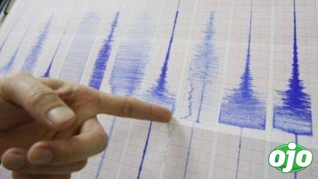 IGP registró 6 sismos en cuatro regiones y en menos de un día