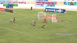 Universitario celebra: gol de Jordan Guivin para el 1-0 sobre ADT | VIDEO