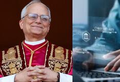 Estafan con falso perfil del Papa León XIV
