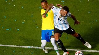 Otamendi ironizó la falta contra Raphinha en el Argentina vs. Brasil: “Todo balón” | VIDEO