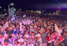 Antauristas apoyan al candidato de JPP, Roberto Sánchez, al dar seguridad durante mitin