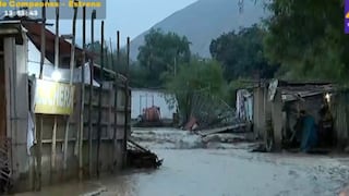 Canta: huaico arrasa con varias viviendas en Santa Rosa de Quives