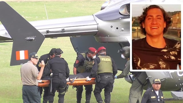 Giacomo Boccoleri: restos del joven son trasladados en helicóptero desde Cañete a Lima 