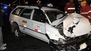 Accidente Vehicular en Surquillo deja cuatro heridos
