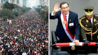 "Presidente, cierre el Congreso": le gritan a Martín Vizcarra en la Gran Parada Militar 